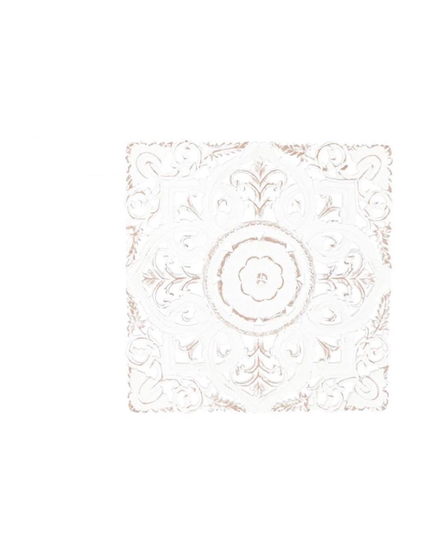 It - Decoração de Parede Mdf 60X2X60 Mandala Decape Branco