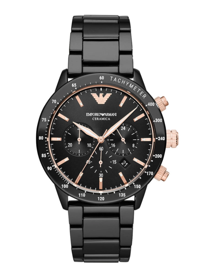 Emporio Armani - Relógio Homem Preto