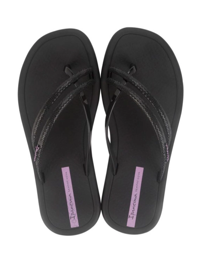 Ipanema - I.Meu Sol Rasteira Fem AV906-preto-lilás