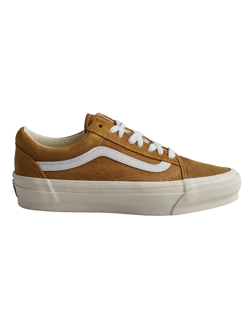 Vans - Ténis Old Skool 36 Lx Wax Leather Homem Mostarda