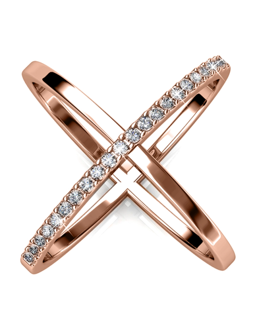 MYC Paris - Anel X Duo Senhora Rosa Dourado