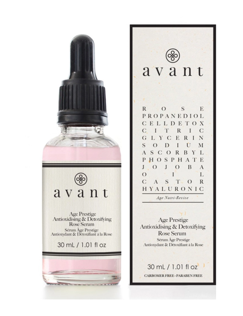 Avant Skincare - Age Prestige Sérum Rosa Antioxidante e Desintoxicante