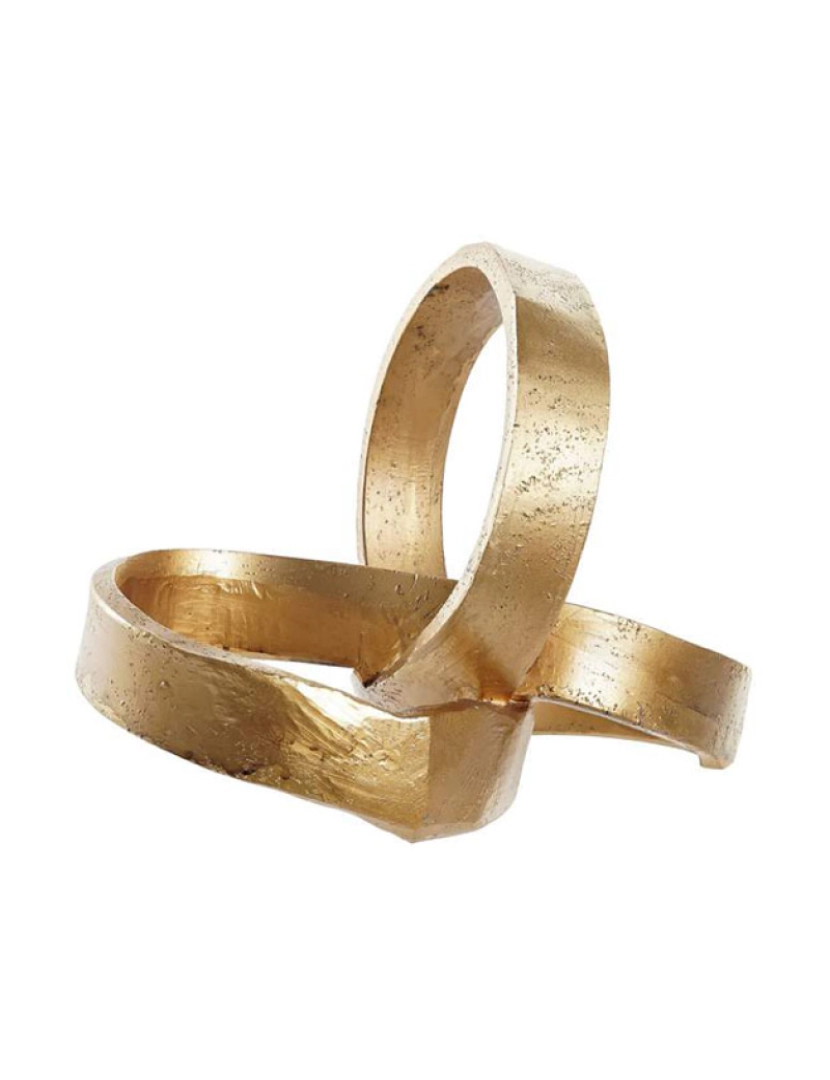 It - Figura Decorativa DKD Home Decor Dourado Abstrato 24 x 16 x 18 cm