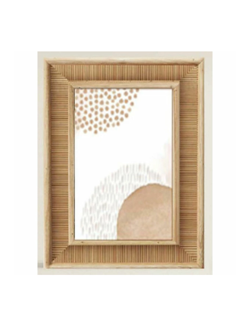 DKD Home - Moldura de Fotos DKD Home Decor Natural Madeira Madeira MDF 29 x 1,5 x 34 cm