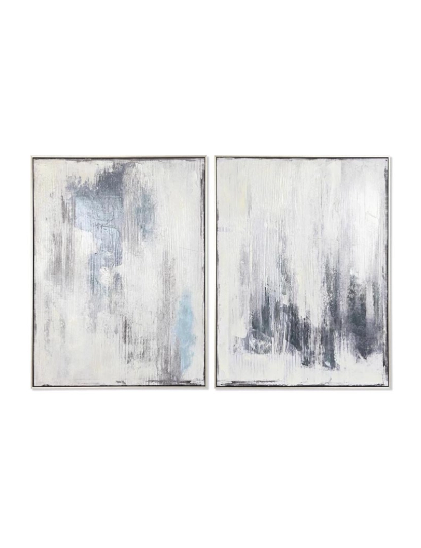 DKD Home - Pintura DKD Home Decor 60 x 3,5 x 80 cm Abstrato 60 x 3 x 80 cm Urbana (2 Unidades)