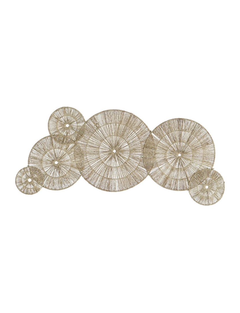 DKD Home - Decoração de Parede DKD Home Decor Castanho Natural Tropical 115 x 1 x 45 cm