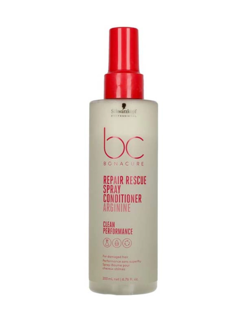 Schwarzkopf - Condicionador Bc Repair Rescue Spray 200 Ml
