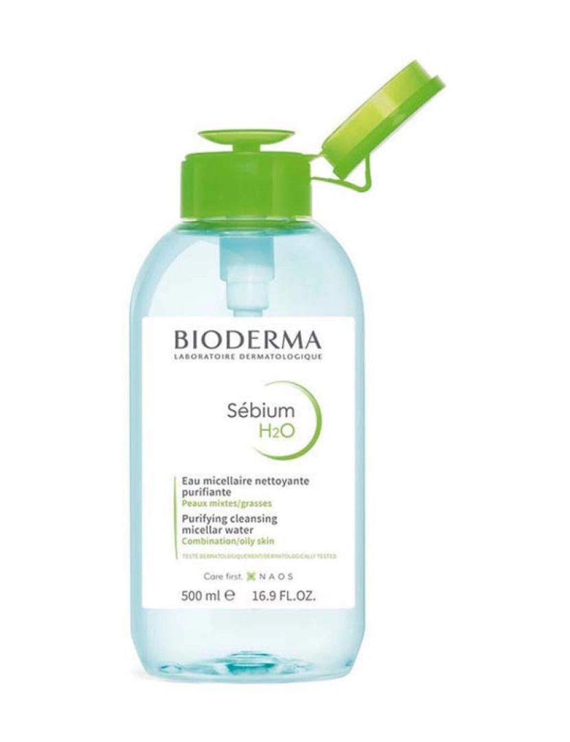 Bioderma - Solução Micelar Específica Para Acne Sébium H2O Pump 500 Ml