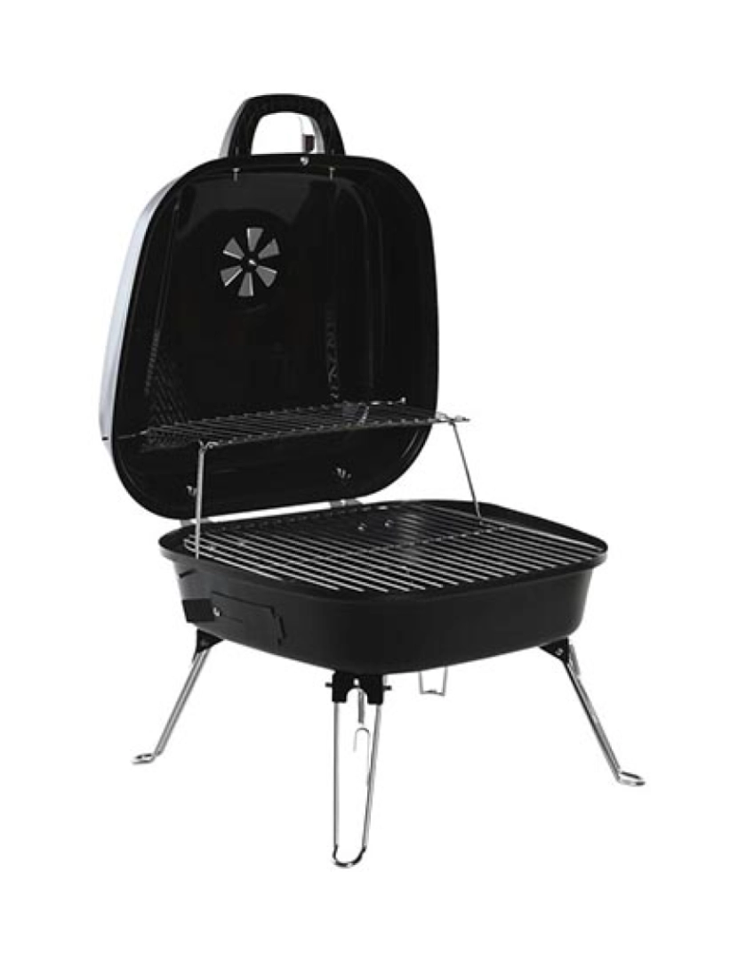 DKD Home - Churrasco DKD Home Decor Aço Alumínio (44,5 x 42 x 34 cm)