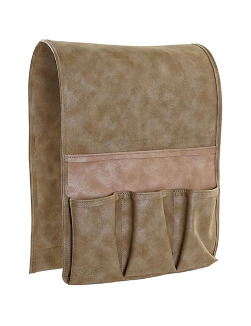 DKD Home - Suporte para comandos DKD Home Decor Castanho Bege Poliuretano 30 x 0,5 x 90 cm