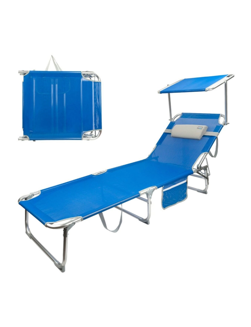 Aktive - Espreguiçadeira de praia Aktive 188 x 30 x 58 cm