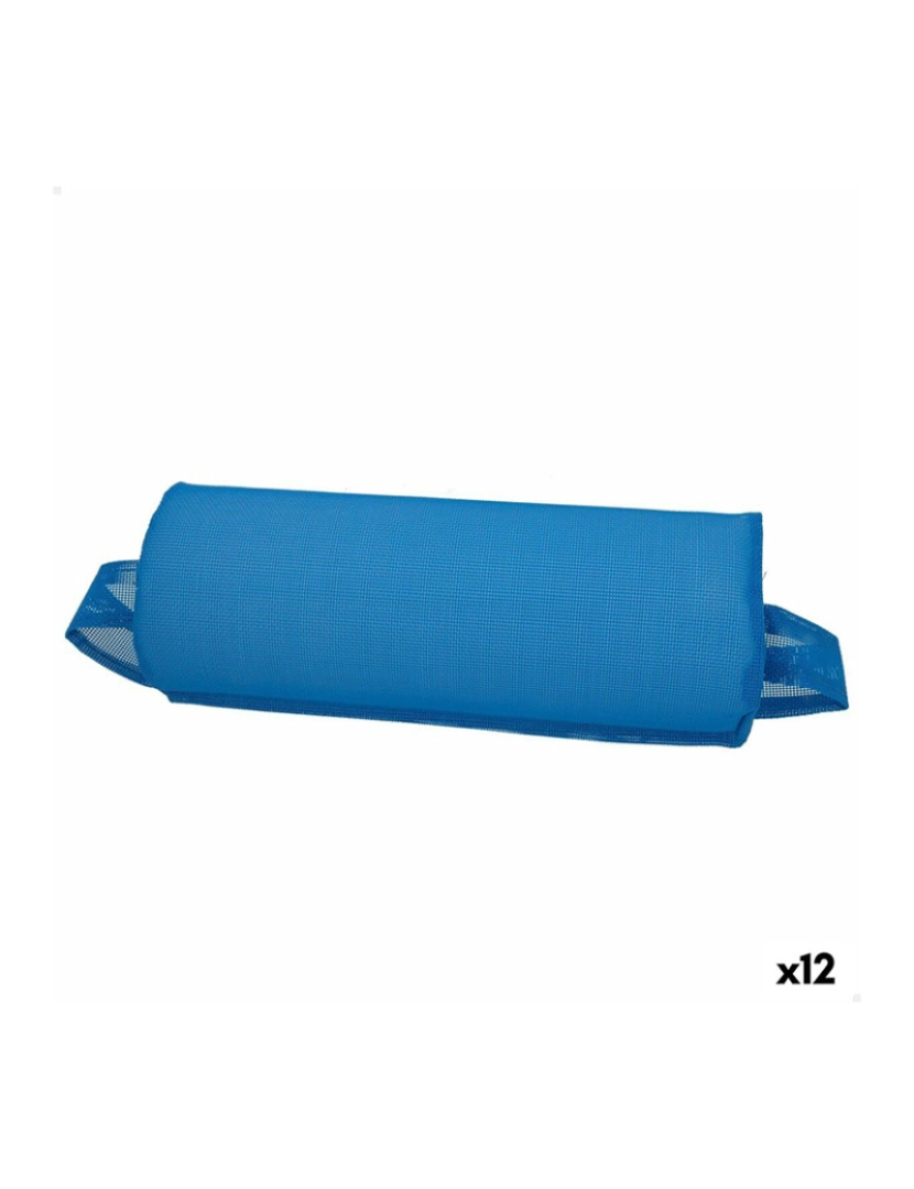 Aktive - Almofada para cadeiras Aktive Azul 35 x 5 x 14 cm (12 Unidades)