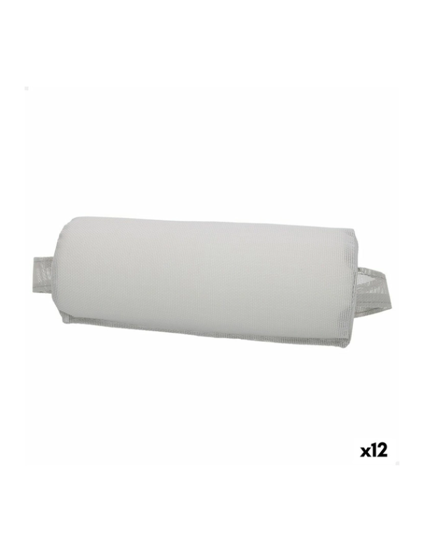 Aktive - Almofada para cadeiras Aktive Cinzento 35 x 5 x 14 cm (12 Unidades)