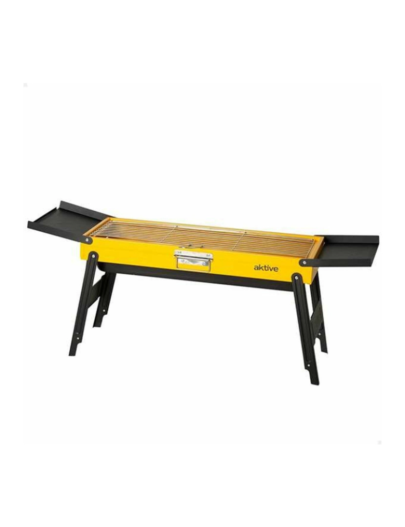 Aktive - Churrasco Portátil Aktive Aço 89 x 32 x 22 cm Amarelo