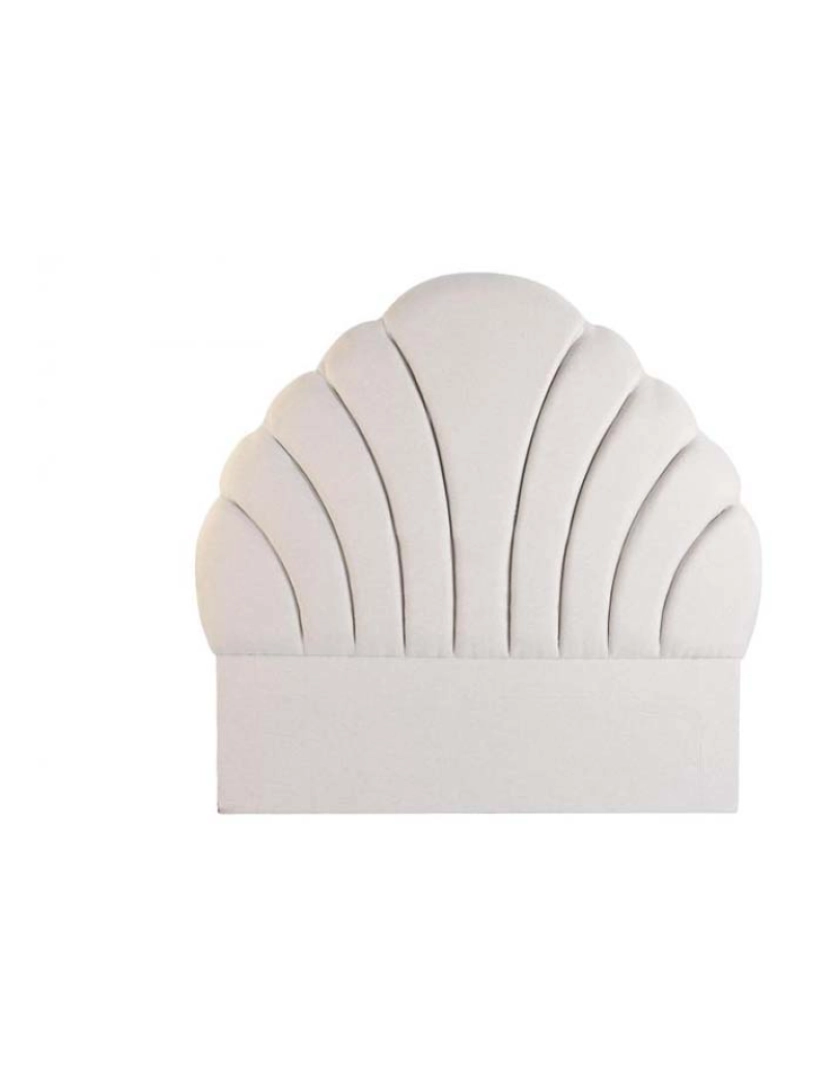 It - Cabeceira De Cama De Mdf De Poliéster 157X8X160 Bege