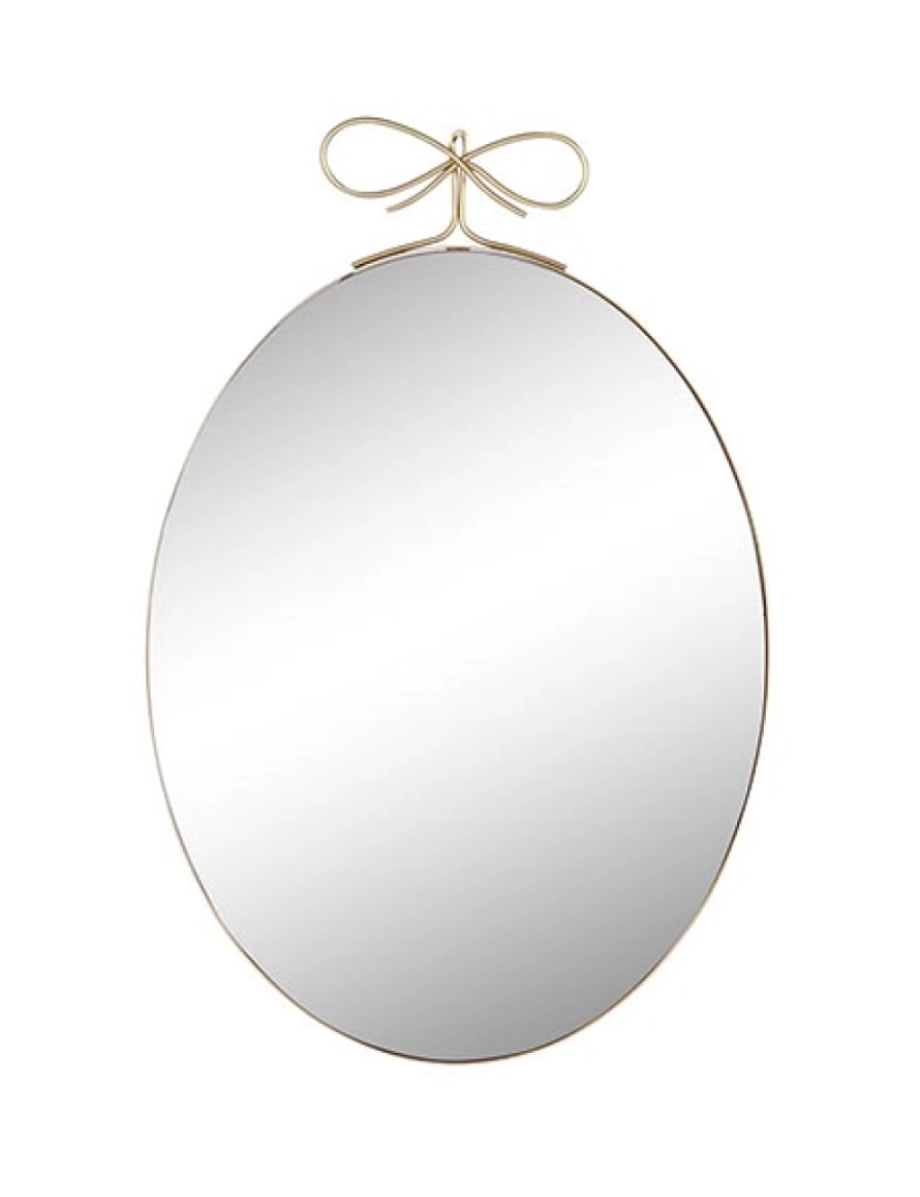 It - Espelho De Vidro De Ferro 45X2,5X70 Dourado