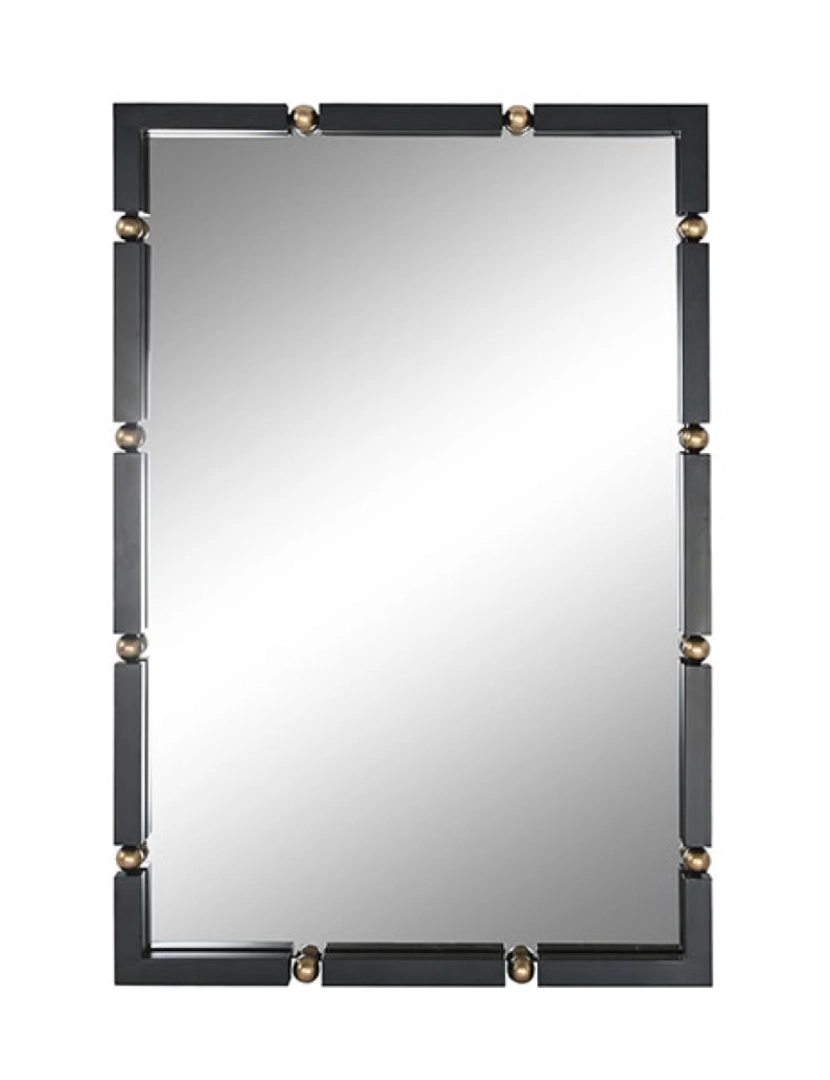 It - Espelho De Vidro De Ferro 64,5X5X96,5 Preto
