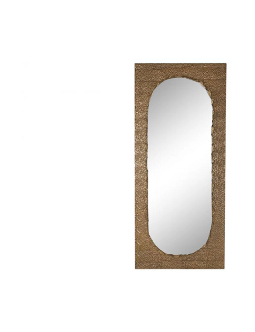 It - Espelho De Metal 80X6X180 Dourado