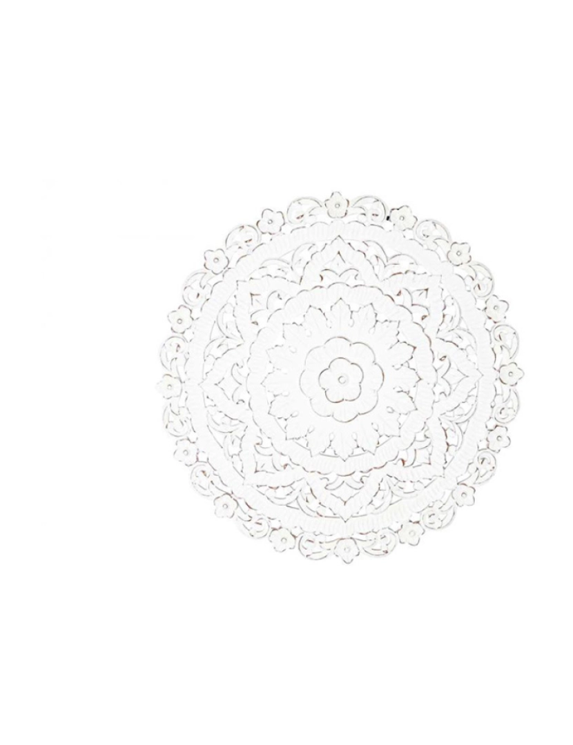 It - Decoração de Parede Mdf 90X2X90 Mandala Decape Branco