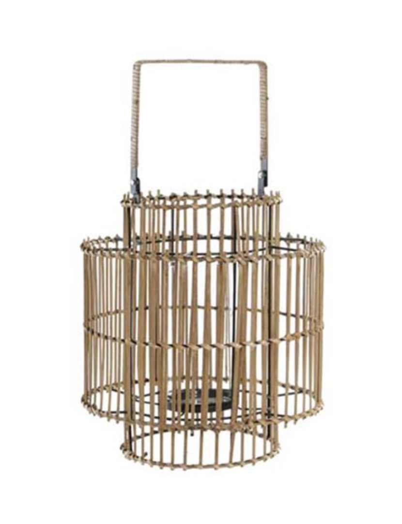 It - Porta-Vela de Metal Bambu 30X30X32 47 Natural