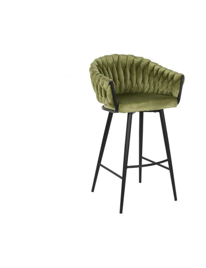 It - Banqueta de Metal Poliéster 53X58X101 Verde