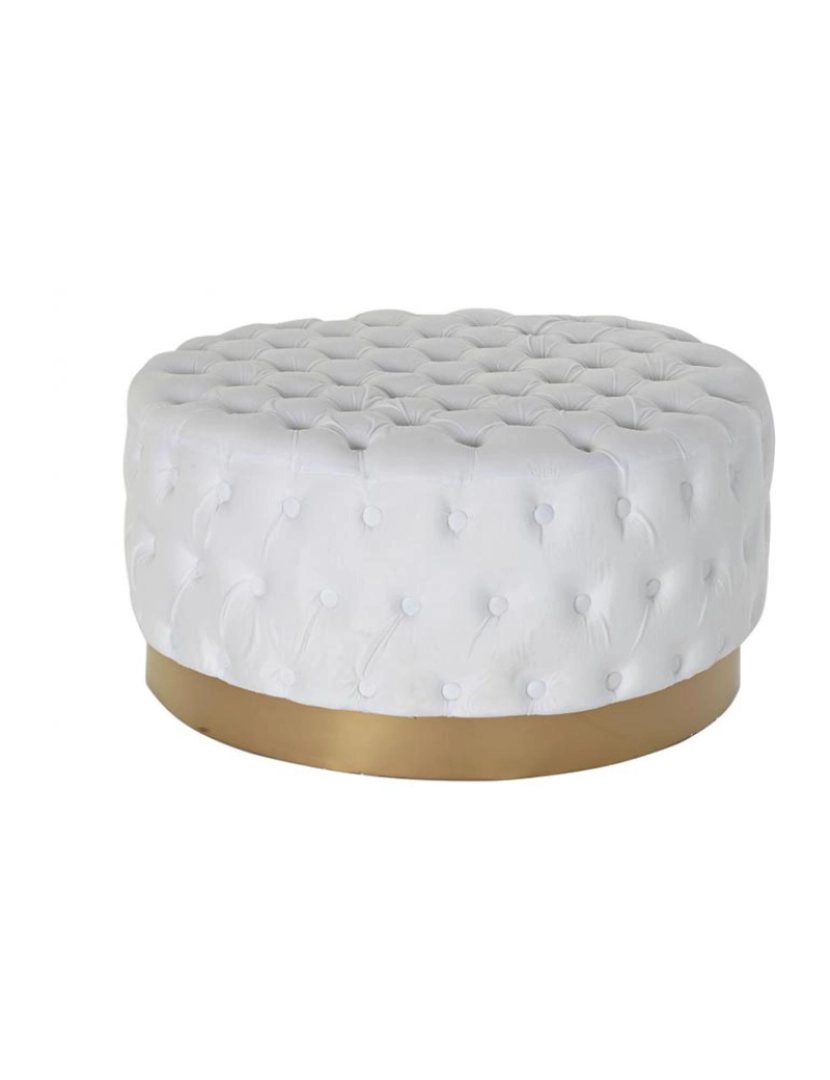 It - Apoio para pés em Mdf Poliéster 78X78X40 Branco