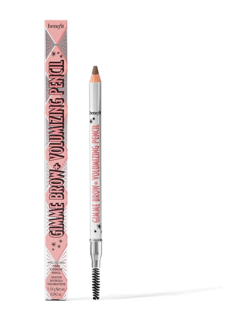 Benefit -  Gimme Brow+ Volumizing Pencil - Lápis de Volume para Sobrancelhas 1,19g #4 Warm Deep Brown