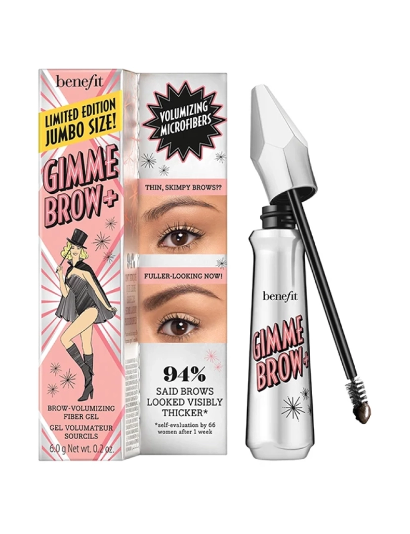 Benefit - Benefit Gimme Brow+ Gel para Sobrancelhas 3g  #4 Warm Deep Brown