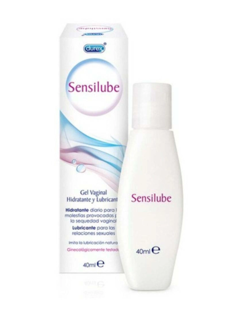 Durex - DUREX SENSILUBE Gel vaginal hidratante e lubrificante
