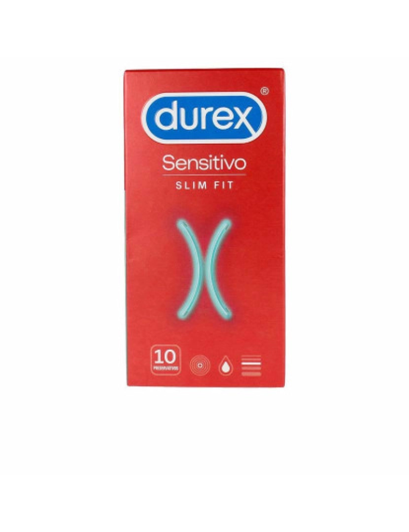 Durex - DUREX Sensitivo Slim Fit Preservativos 10 Unidades