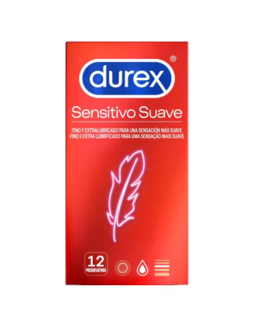 Durex - DUREX Preservativos Sensitivo Suave12 unidades