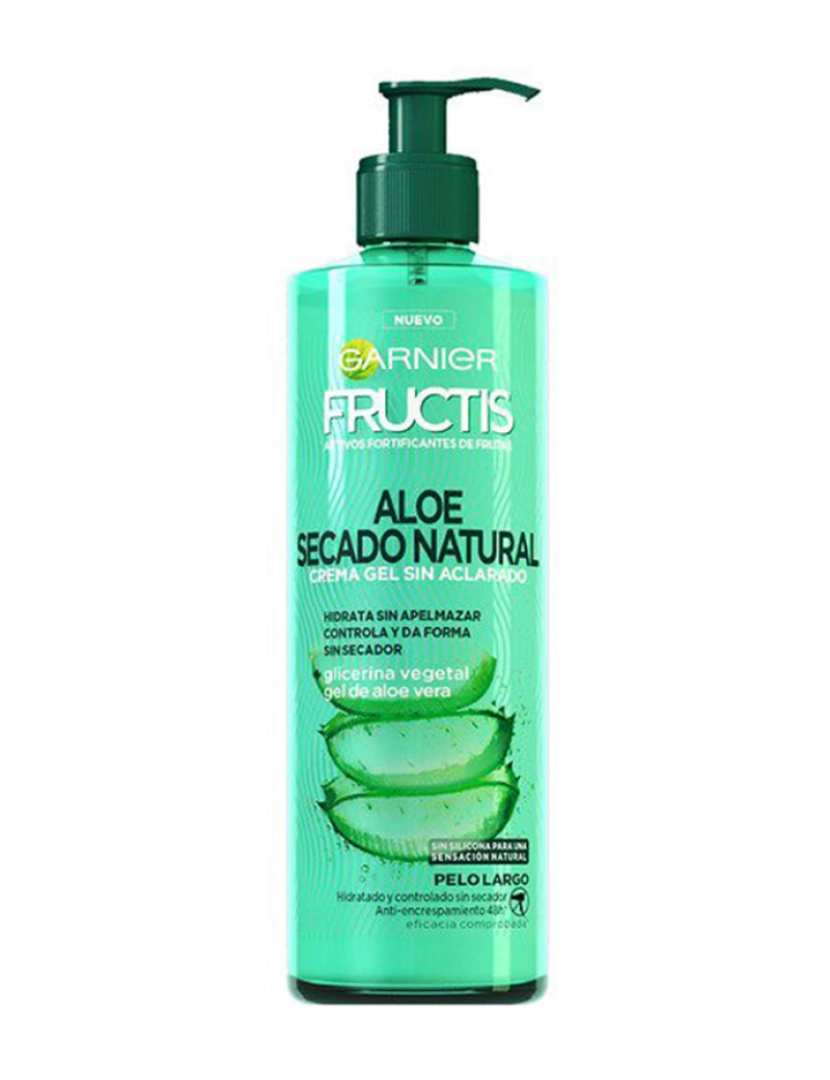 Garnier - Creme Gel s/ Enxaguar Fructis Aloe Secado Natural 400Ml
