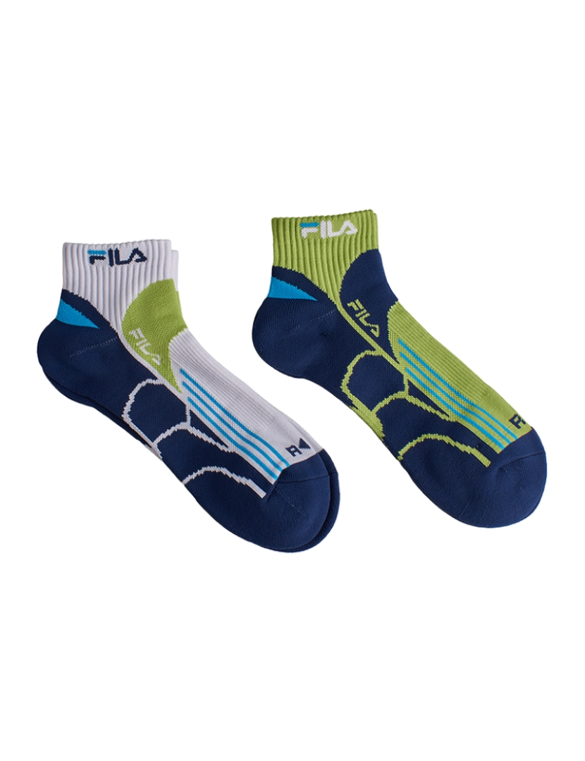 Fila - Pack 2 meias de corrida F2526 para homens
