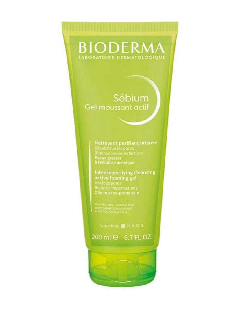 Bioderma - Gel De Limpeza Ativo Específico Moussant Actif Sébium 200 Ml