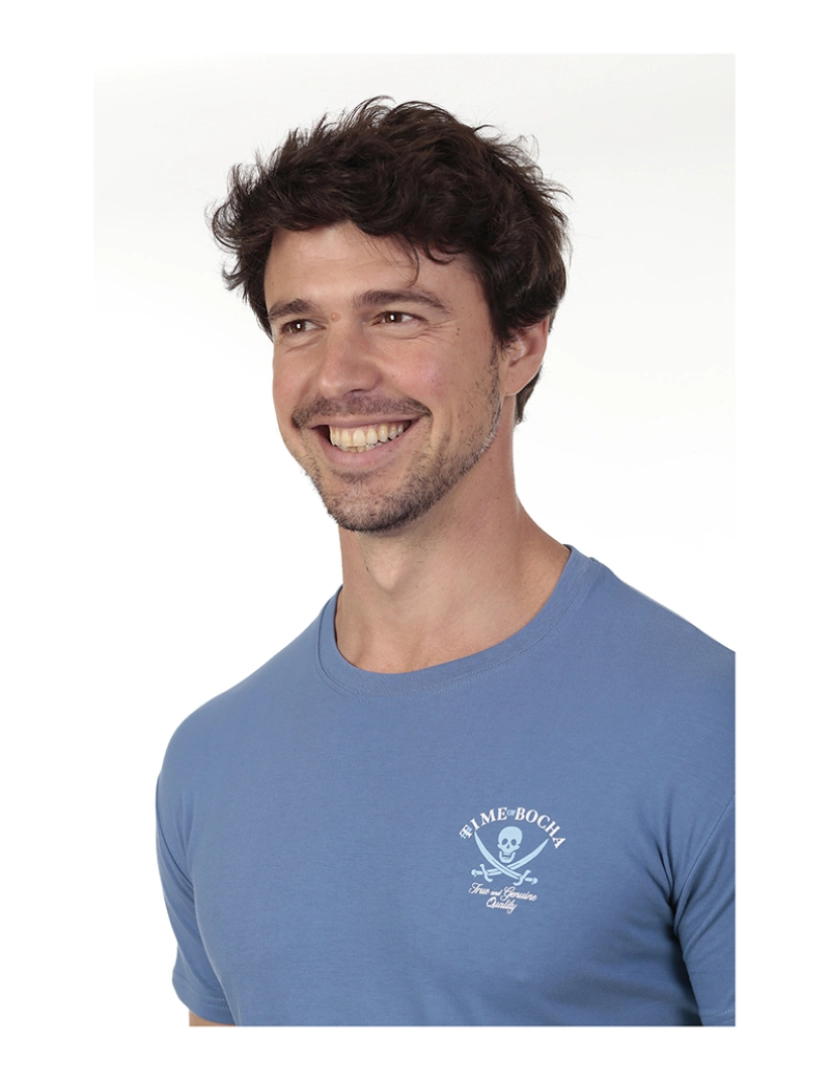 Time of Bocha - T-Shirt Homem Azul