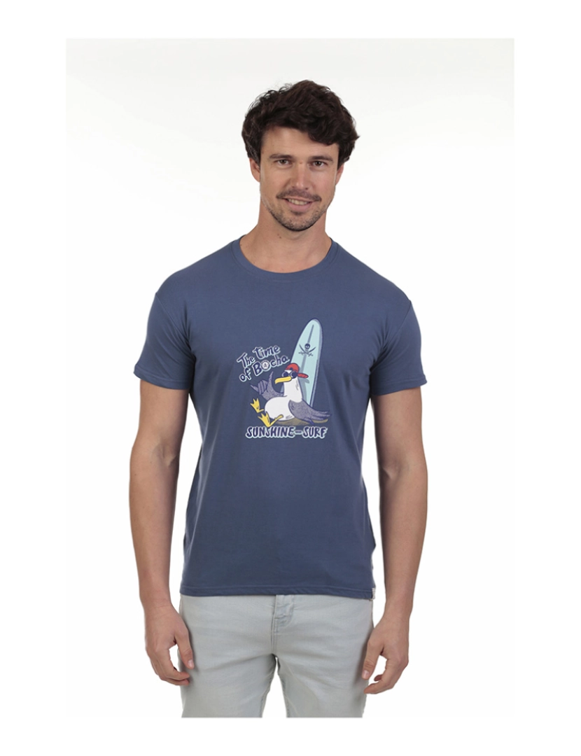 Time of Bocha - T-Shirt Homem Azul
