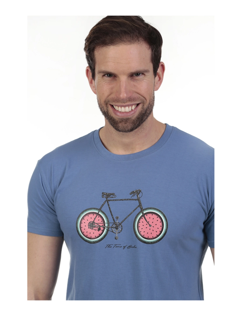 Time of Bocha - T-Shirt Homem Azul
