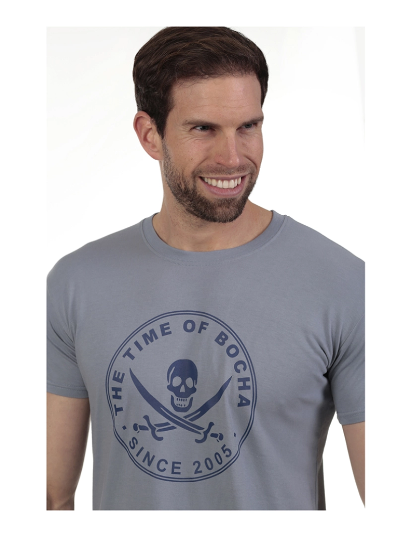 Time of Bocha - T-Shirt Homem Azul