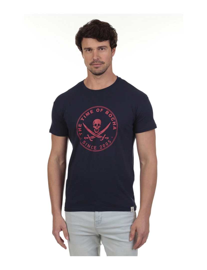 Time of Bocha - T-Shirt Homem Azul