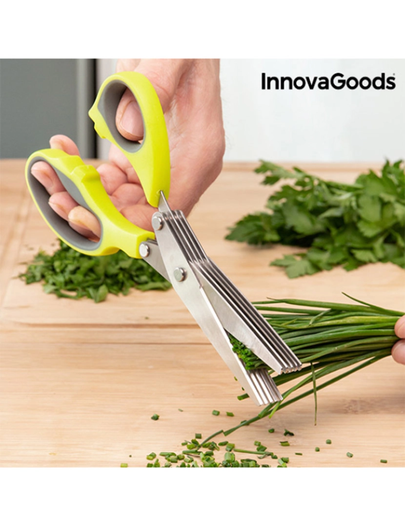 Innovagoods - Tesoura de Cozinha Multicorte 5 em 1 