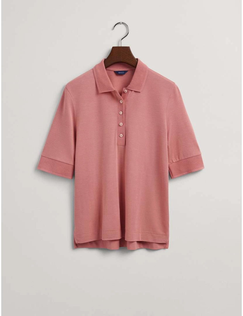 Gant - Polo Senhora Rosa Terracota
