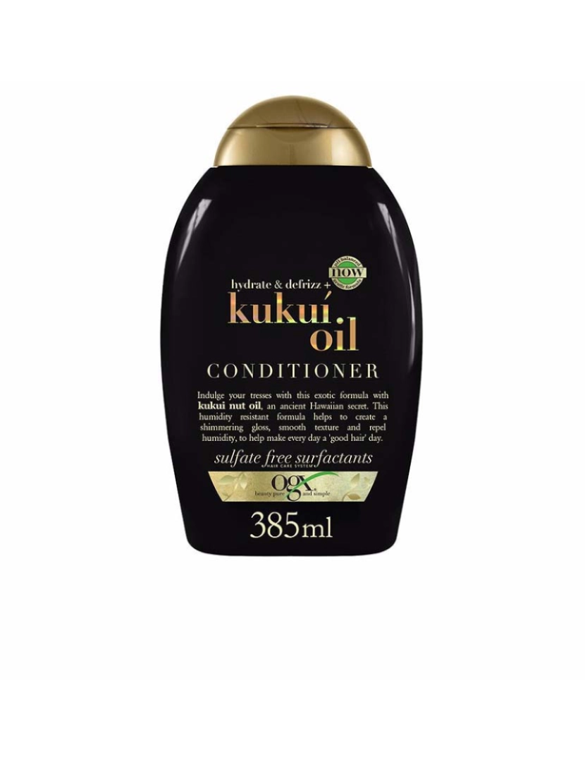 OGX - Condicionador Anti-Frizz Kukui Oil 385Ml