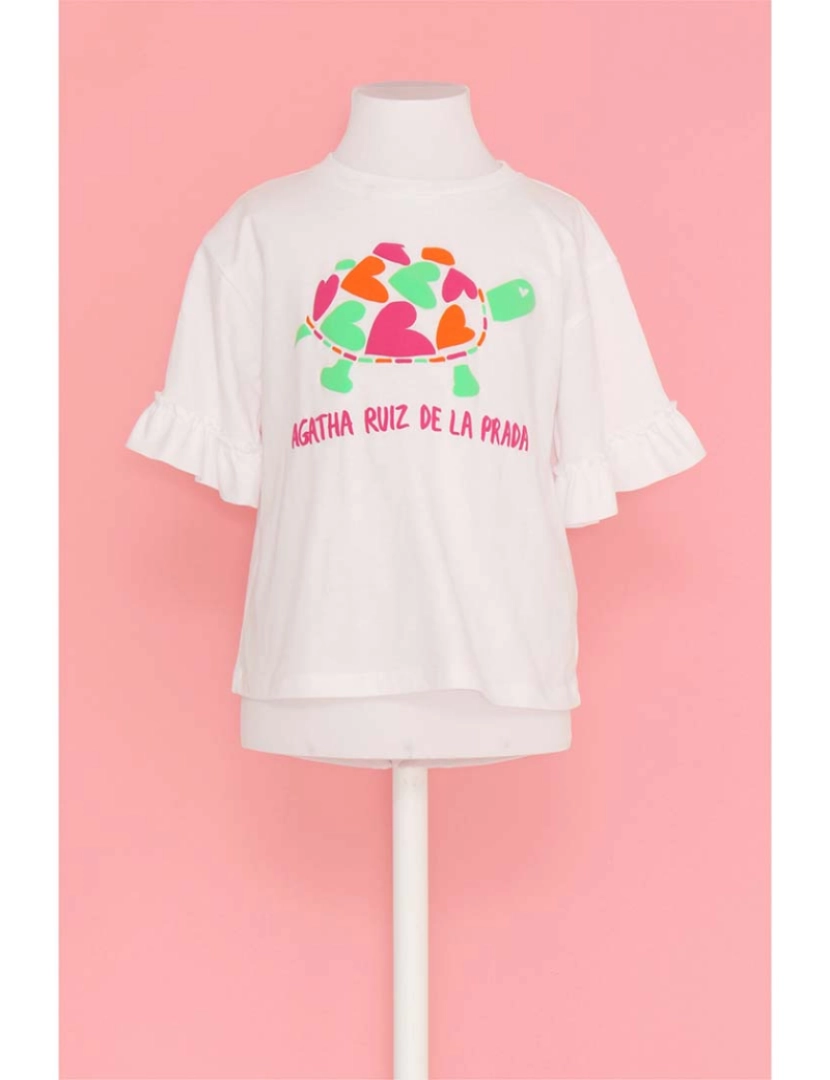 Agatha Ruiz De La Prada - T-Shirt Menina Branco