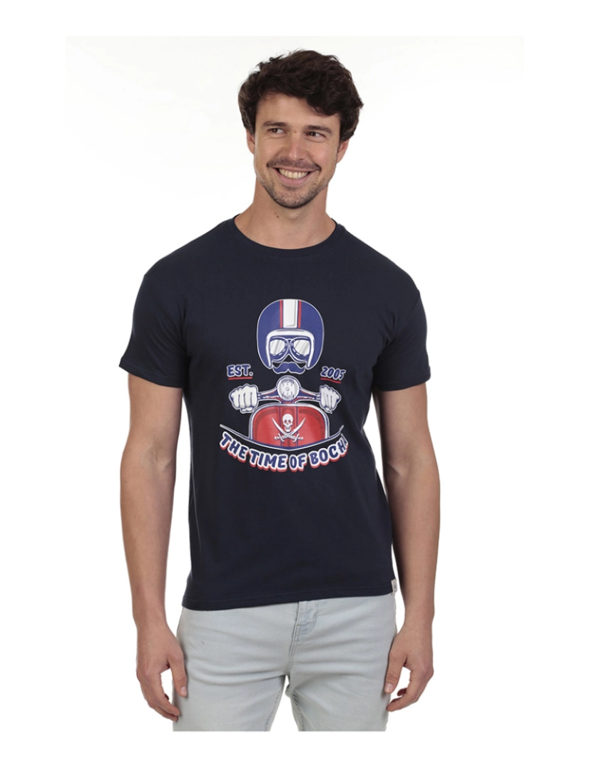 Time of Bocha - T-Shirt Homem Azul