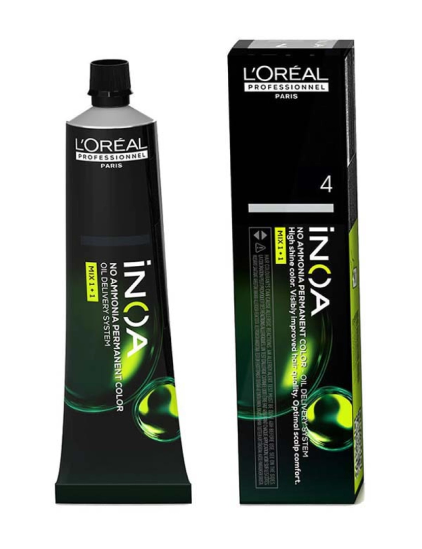 L'oréal Professionnel Paris - Inoa No Ammonia Permanent Color #4 60 Gr