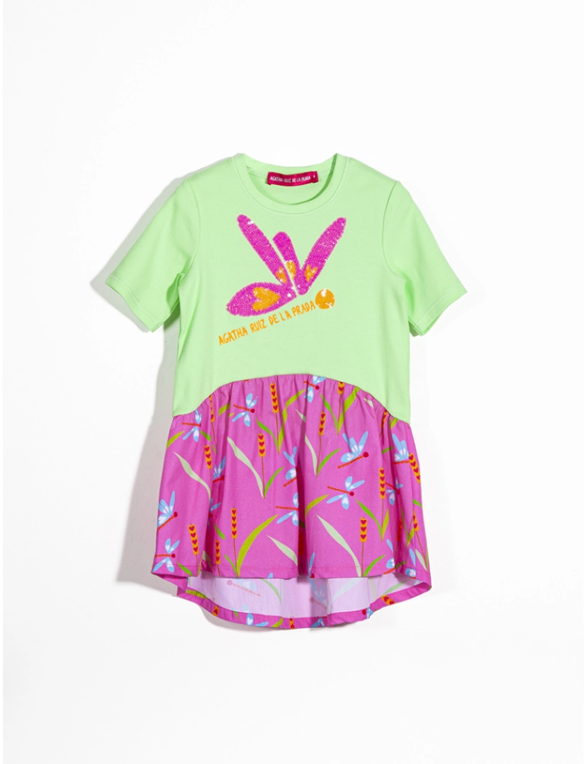 Agatha Ruiz De La Prada - Vestido Dragonfly Verde Claro 